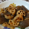 クック4Z5FAP☆'s cooksnap of when they made 蓮根とこんにゃくの炒め煮.