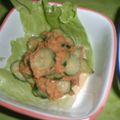 Jock's cooksnap of when they made まぐろの味付け缶ときゅうりのサラダ.