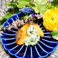 makichihua's cooksnap of when they made サーモンのムニエル☆簡単オクラマヨソース.