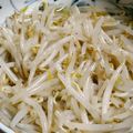 cyobindish's cooksnap of when they made レンジで簡単！もやしのナムル.