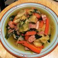 ワシヲG's cooksnap of when they made ほうれん草とキャベツとハムの煮ひたし.