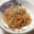 hash五阡円屋絽地's cooksnap of when they made 捨てちゃダメ！大根人参のキンピラ.