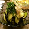 ☆糖質減らしてます☆'s cooksnap of when they made 居酒屋気分☆なすを塩でもんだだけ.