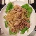Tresor's cooksnap of when they made もやしとニラと豚肉のピリ辛炒め.