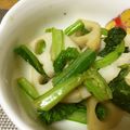 毎日楽しい's cooksnap of when they made 小松菜＆れんこんのツンとわさびマヨ和え.