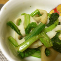 毎日楽しい's cooksnap of when they made 小松菜＆れんこんのツンとわさびマヨ和え.