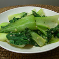 hisa411yo's cooksnap of when they made ちんげん菜のニンニク炒め.