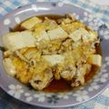 りーな＊'s cooksnap of when they made 豚肉と豆腐の卵とじ.