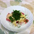 龍青空ママ's cooksnap of when they made 仕込み1分激うまズボラ飯♡ちートマ丼.