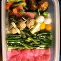 u_mi_n's cooksnap of when they made キャラ弁に！ミニハンバーガー.