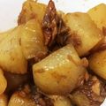 yaMac11's cooksnap of when they made 給食の味♪甘からツナと大根のカレー炒め煮.
