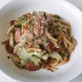 kmaaco's cooksnap of when they made 簡単ランチに焼うどん.