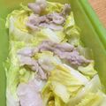 リラシャン's cooksnap of when they made ルクエで作るお肉と白菜のミルフィーユ.