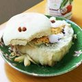しじみごはん's cooksnap of when they made ココナッツ香る❀塩きなこ粒あんトースト.