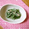 sumirenore's cooksnap of when they made 簡単❣春菊マヨゴマ和え.