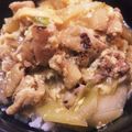 cocoamu's cooksnap of when they made 余った焼き鳥をアレンジ！簡単親子丼。.