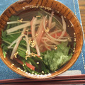 ＊＊ななみ＊＊'s cooksnap of when they made 【スープジャー】簡単☆水菜の和風スープ.