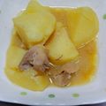 SoraｰRyu's cooksnap of when they made 鶏もも肉とじゃがいもの味噌煮.