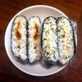 切干さぼてん's cooksnap of when they made 海苔とスライスチーズで☆「おにぎらず」☆.
