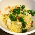 クック2EMBWN☆'s cooksnap of when they made ♪炊飯器♪チキンのカレーピラフ.