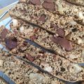 のべチャン's cooksnap of when they made ミルクチョコとコーヒーのビスコッティ.