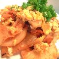 *きゃお*'s cooksnap of when they made ◎豚玉大根キムチ炒め◎.