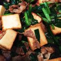 でむでみ's cooksnap of when they made 塩麹豚バラで厚揚げ・ニラのコチジャン炒め.