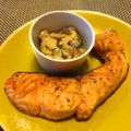 cooma556's cooksnap of when they made サーモンのムニエル☆きのこクリームソース.
