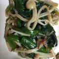 どるりん's cooksnap of when they made 簡単☆ほうれん草とえのき茸のおひたし.