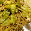 youcay's cooksnap of when they made 鶏肉とキャベツのさっぱりスパゲティ.