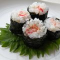 kachimachi's cooksnap of when they made 旦那のお気に入り＊カニマヨおにぎり.
