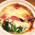 akemin119's cooksnap of when they made ラーマと地場ほうれん草のココット.