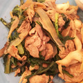 フロリナ☆'s cooksnap of when they made 簡単美味しい♪エノキと春菊の白だし炒め.