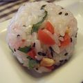 もぇちん's cooksnap of when they made ○かりかりうめぇ～○おにぎり○.