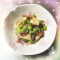 K0A9O0R8U♪'s cooksnap of when they made 枝豆とエリンギのガーリックマヨ炒め.