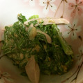 クックDAPWAN☆'s cooksnap of when they made からし菜と魚肉ソーセージの味噌マヨ和え.