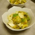 時花菜's cooksnap of when they made アボカドと豆腐の生姜ポン酢和え☆.