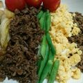 どぼ～ん's cooksnap of when they made ☆牛そぼろ弁当☆.