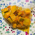 チェックのミニくま's cooksnap of when they made うちのやり方♤オレンジ際立つ南瓜の下処理.