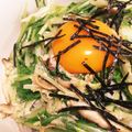 緑茶の茶柱's cooksnap of when they made レンジで簡単2分！無限水菜丼.