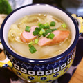ちゃんねるゆみ's cooksnap of when they made 第2弾たっぷり白菜とベーコンの和風スープ.