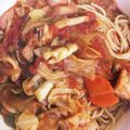 CHYRR☆'s cooksnap of when they made ミネストローネ風トマトスープのパスタ.