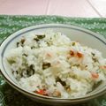 赤い電話's cooksnap of when they made これぞ１ッ分料理！　梅わかめまぜごはん.