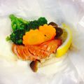 yesmama's cooksnap of when they made ウインナーとレモンのさっぱりレンジ蒸し♪.