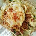 星ホシコ's cooksnap of when they made ザク切りキャベツと温泉卵の和風トースト.