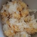 まりも274's cooksnap of when they made おにぎり！天かすチーズ塩昆布で.