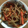 aschenbach's cooksnap of when they made ゴボウ・人参・蓮根のきんぴら.