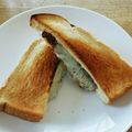 ひーちゃんママ♪'s cooksnap of when they made ホットポケットサンド.