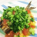 けろさき's cooksnap of when they made イワシのトマト煮、菜の花添え♪.