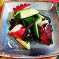 lady_kama's cooksnap of when they made タコと胡瓜の酢の物.